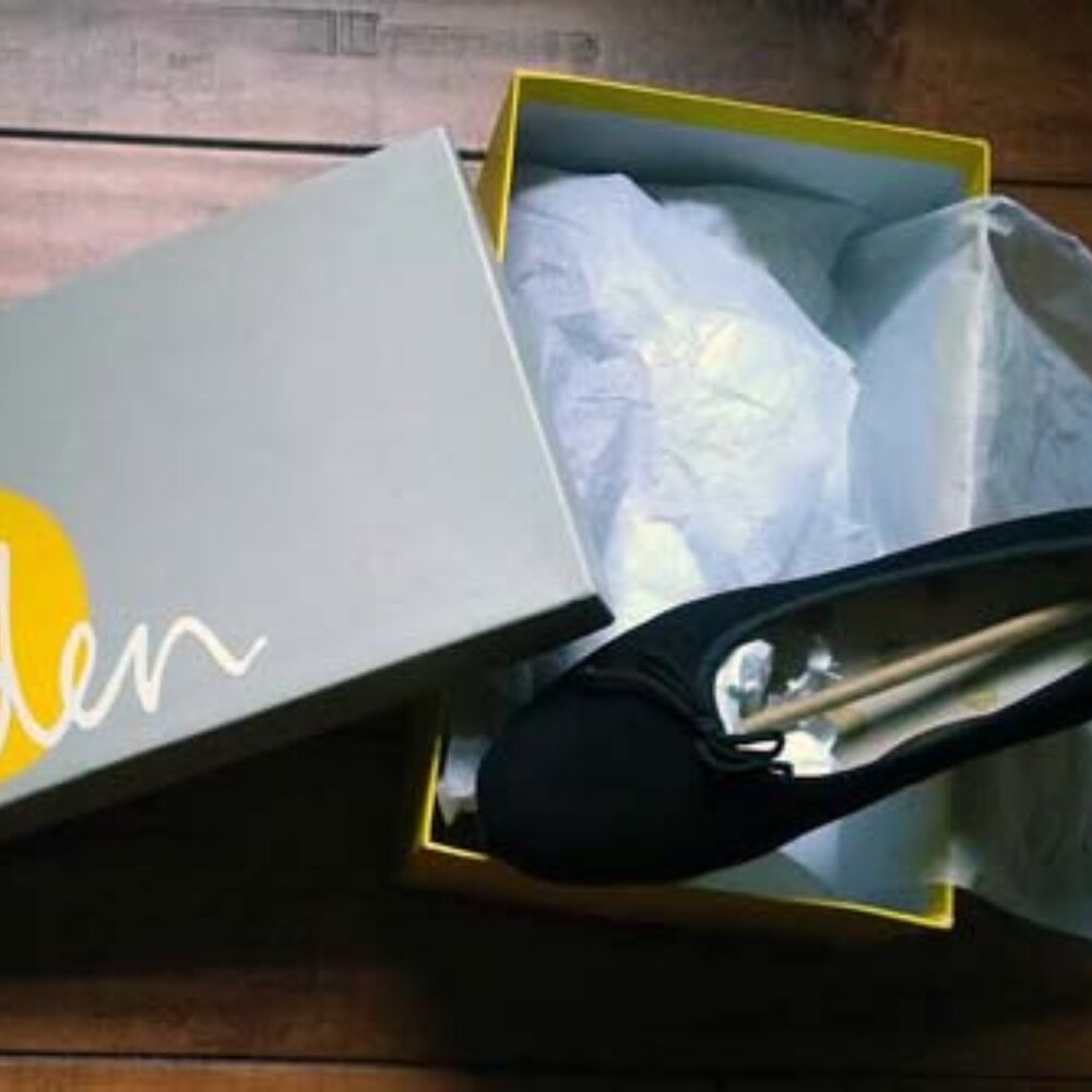New in Box BLACK SUEDE Boden Ballet Flats Size 39.5